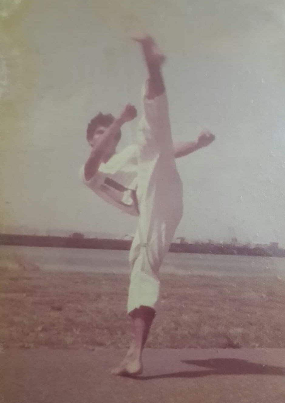 El Shihan Jorge Bustos en su juventud