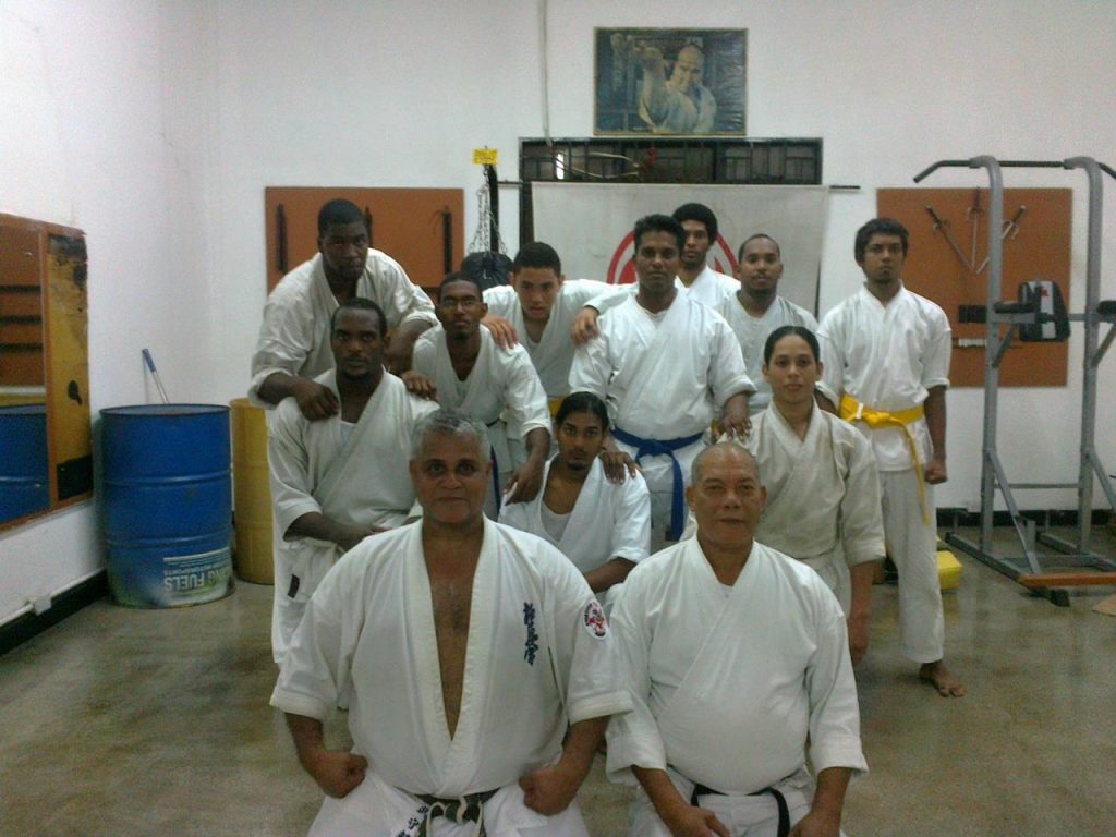 Foto histórica del Kyokushin en Panamá