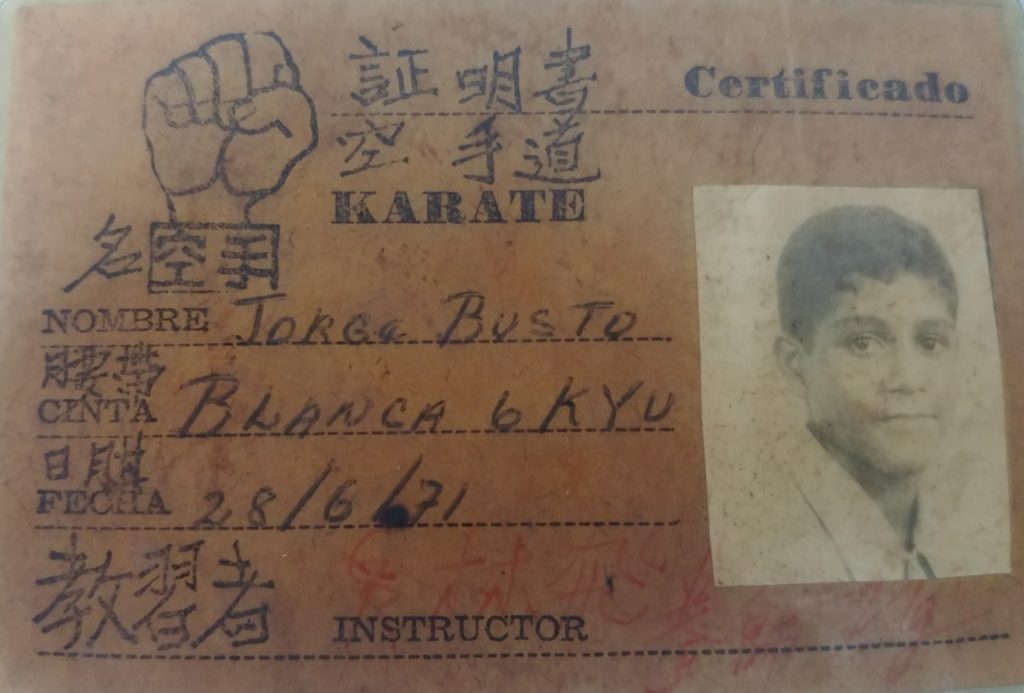 Foto histórica del Kyokushin en Panamá