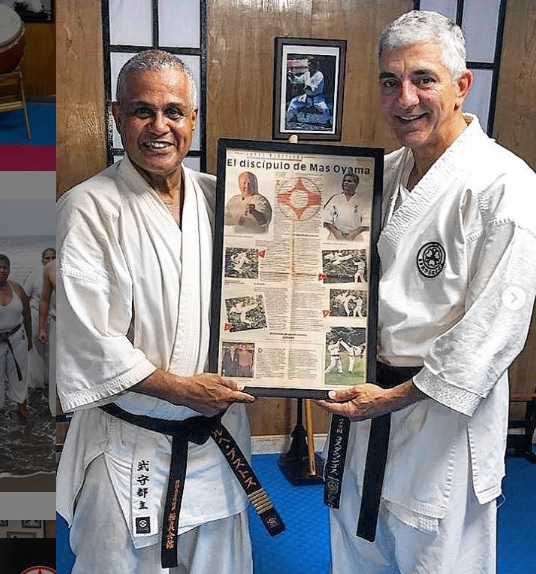 Foto histórica del Kyokushin en Panamá