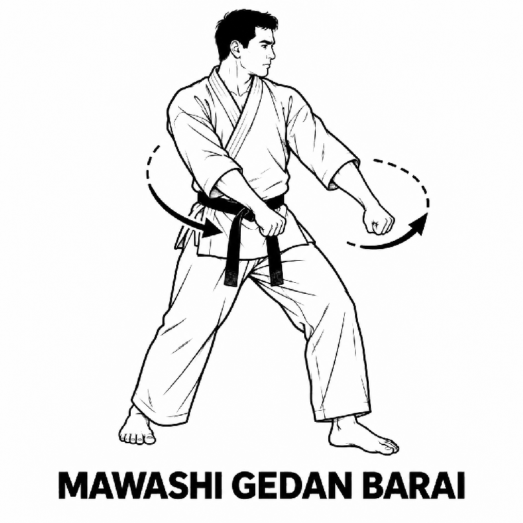 Mawashi Gedan Barai