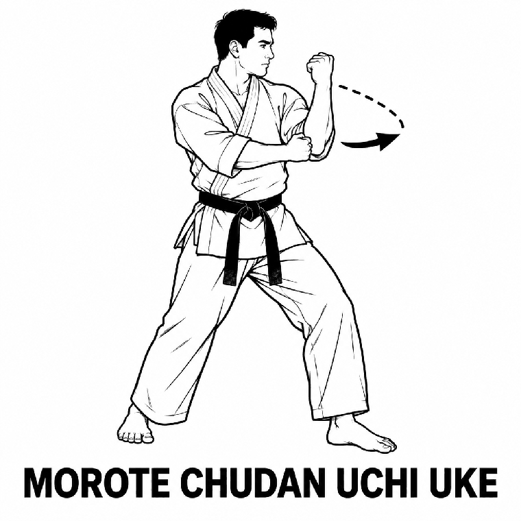 Morote Chudan Uchi Uke